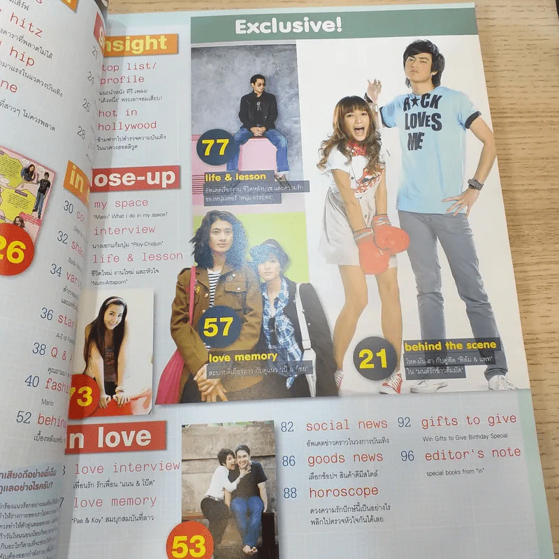 In Magazine No.99 Apr 10, 2009 มาริโอ้ รูปที่ 9