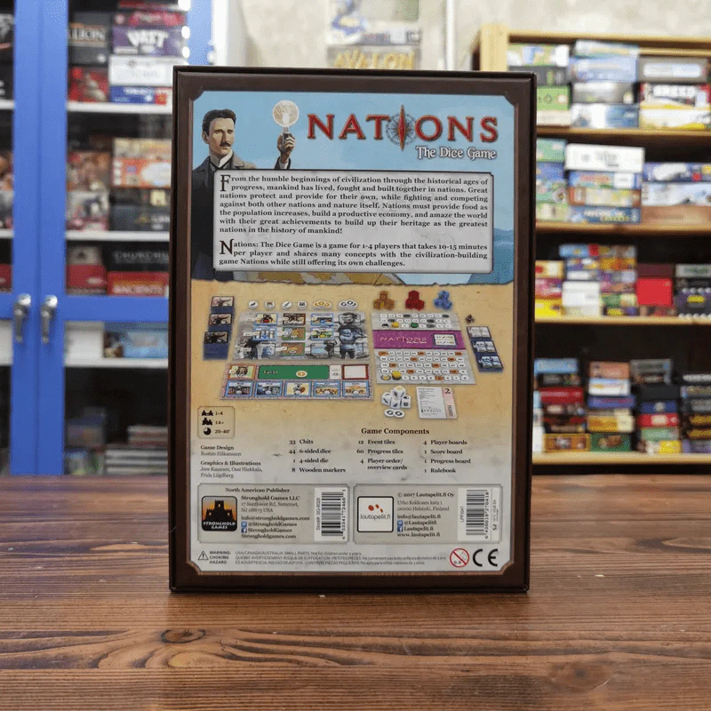 (Used บอร์ดเกมมือสอง) Nations The Dice Game รูปที่ 6