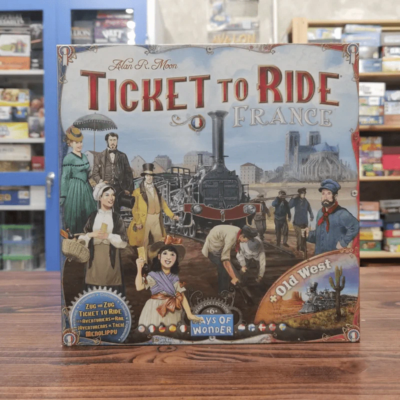 (Used บอร์ดเกมมือสอง) Ticket to Ride Map Collection: Volume 6 – France & Old West รูปที่ 1