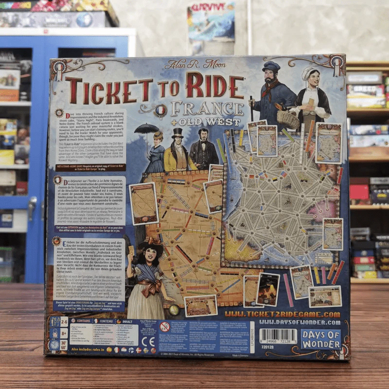 (Used บอร์ดเกมมือสอง) Ticket to Ride Map Collection: Volume 6 – France & Old West รูปที่ 6