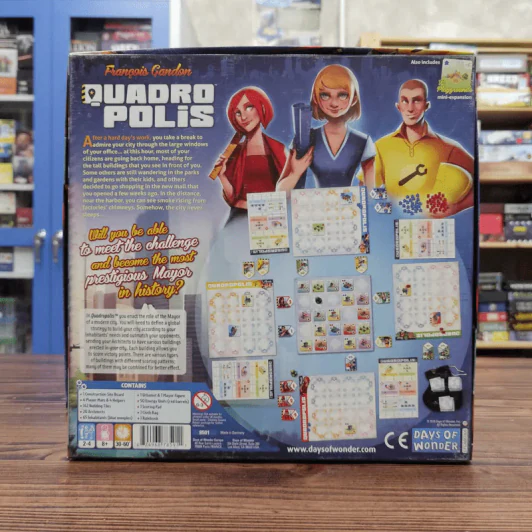 (Used บอร์ดเกมมือสอง) Quadropolis รูปที่ 6