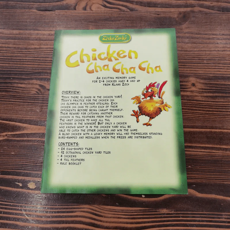 (Used บอร์ดเกมมือสอง) Chicken Cha Cha Cha รูปที่ 7