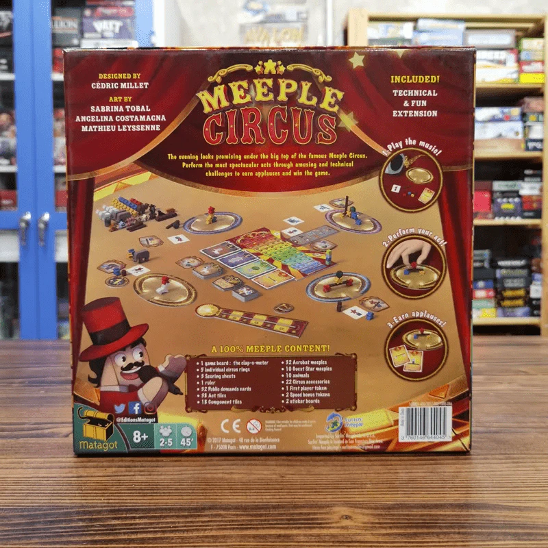 (Used บอร์ดเกมมือสอง) Meeple Circus รูปที่ 6