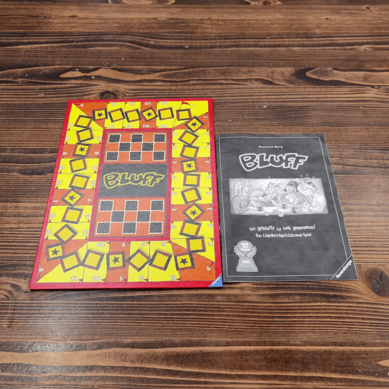 (Used บอร์ดเกมมือสอง) Bluff (German Version) Rulebook ไม่มีภาษาอังกฤษ รูปที่ 8