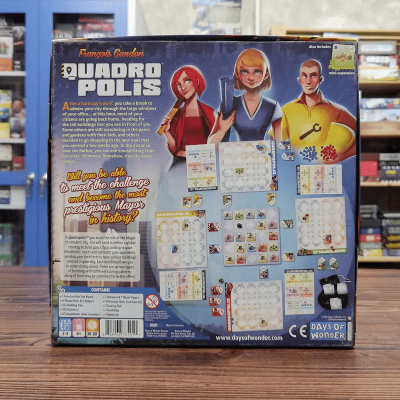 (Used บอร์ดเกมมือสอง) Quadropolis รูปที่ 6