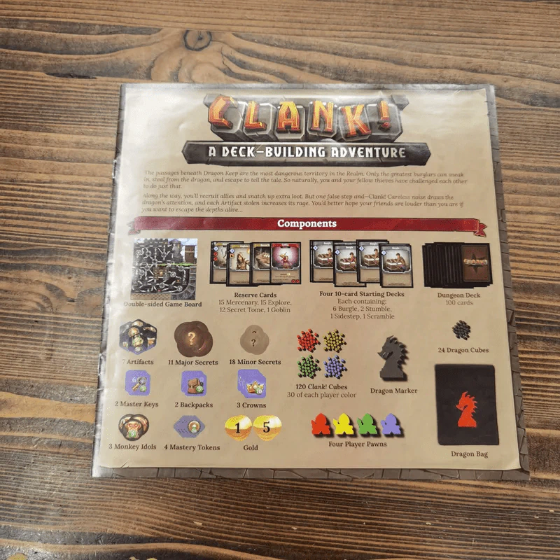 (Used บอร์ดเกมมือสอง) Clank!: A Deck-Building Adventure รูปที่ 12