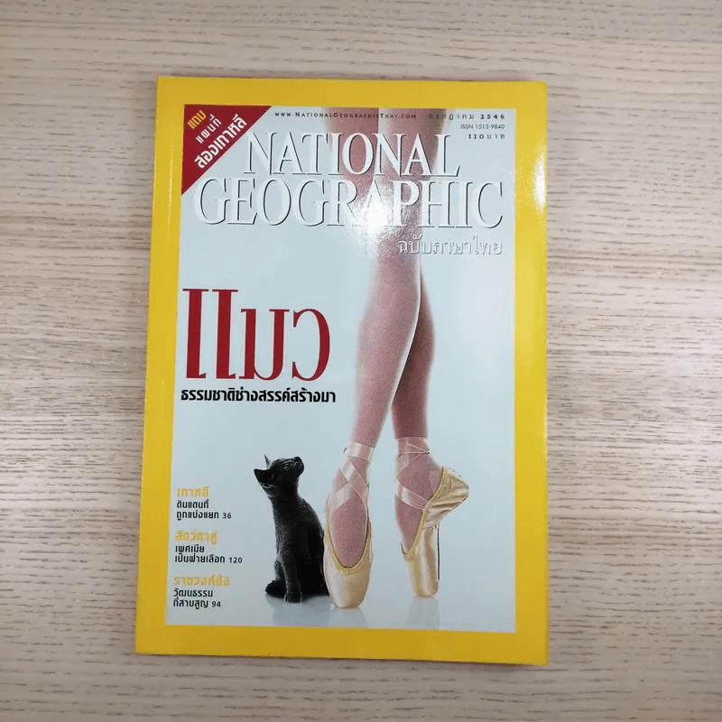 National Geographic ก.ค.2546 แมว ธรรมชาติช่างสรรค์สร้างมา รูปที่ 1
