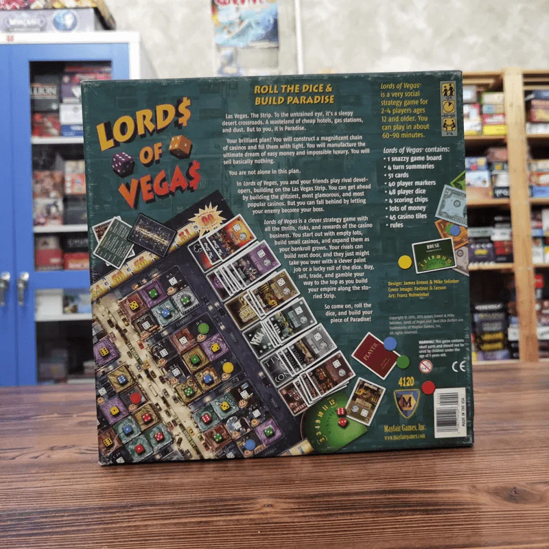 (Used บอร์ดเกมมือสอง) Lord of Vegas รูปที่ 6