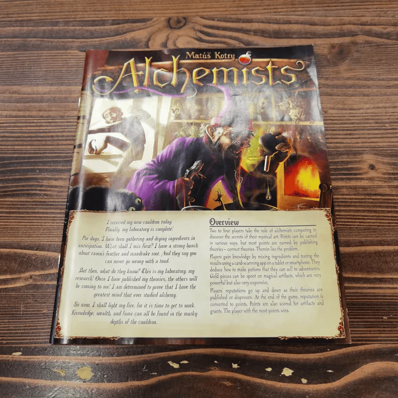 (Used บอร์ดเกมมือสอง) Alchemists ไม่มีปากกาแถม รูปที่ 8