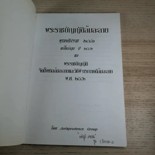 พระราชบัญญัติล้มละลาย พ.ศ.2483 แก้ไขล่าสุดปี 2542 และพระราชบัญญัติ จัดตั้งศาลล้มละลายและวิธีพิจารณาคดีล้มละลาย พ.ศ.2542 - Jurisprudence Group รูปที่ 7