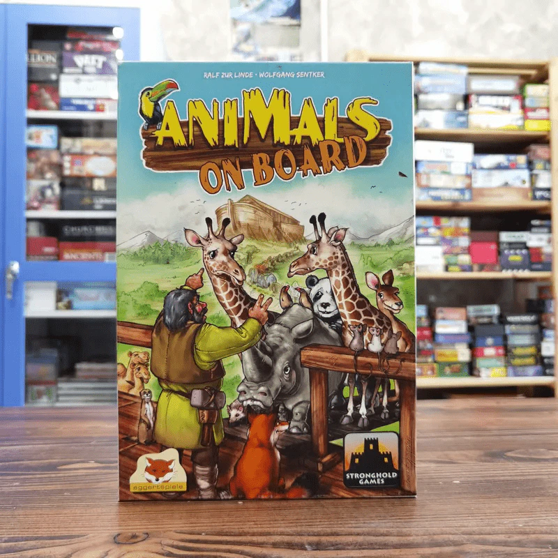(Used บอร์ดเกมมือสอง) Animals on Board รูปที่ 1
