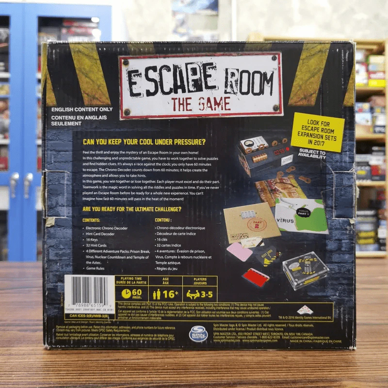 (Used บอร์ดเกมมือสอง) Escape Room The Game รูปที่ 5