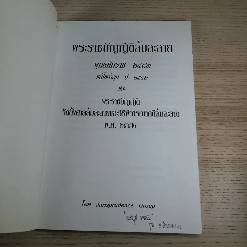 พระราชบัญญัติล้มละลาย พ.ศ.2483 แก้ไขล่าสุดปี 2542 และพระราชบัญญัติ จัดตั้งศาลล้มละลายและวิธีพิจารณาคดีล้มละลาย พ.ศ.2542 - Jurisprudence Group รูปที่ 7