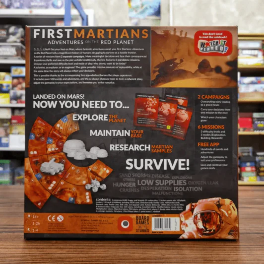 (Used บอร์ดเกมมือสอง) First Martians: Adventures on the Red Planet รูปที่ 6