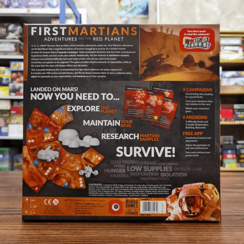 (Used บอร์ดเกมมือสอง) First Martians: Adventures on the Red Planet รูปที่ 6