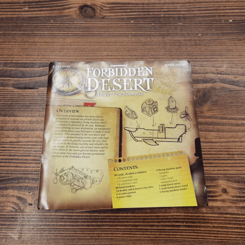 (Used บอร์ดเกมมือสอง) Forbidden Desert รูปที่ 8