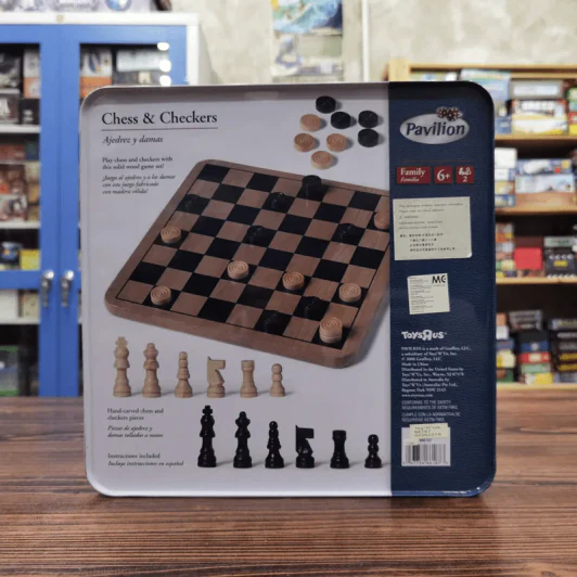 (Used บอร์ดเกมมือสอง) Chess & Checkers รูปที่ 6