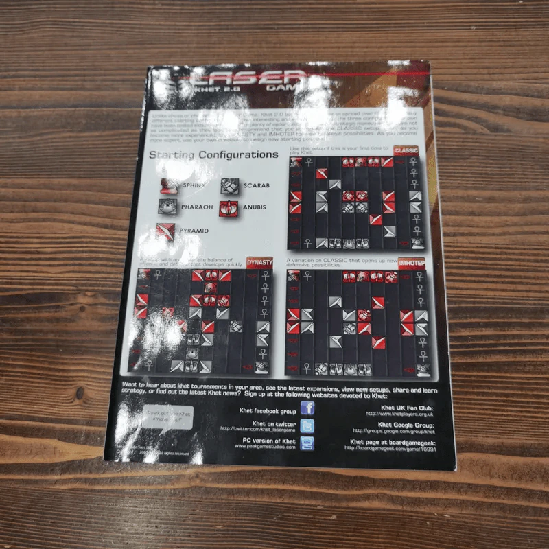 (Used บอร์ดเกมมือสอง) Khet 2.0 The Laser Game รูปที่ 9