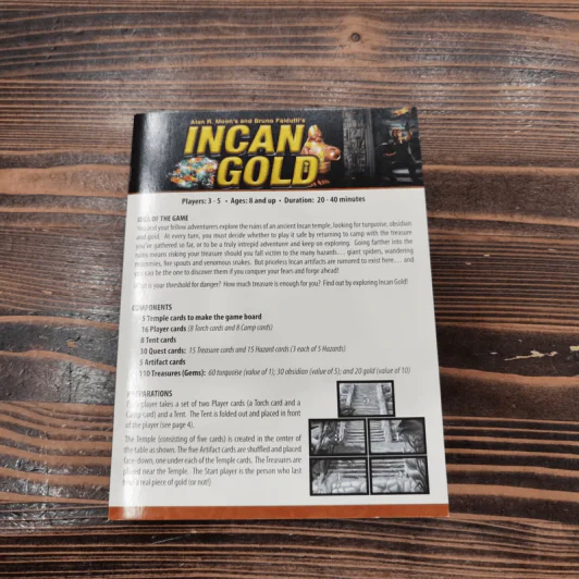 (Used บอร์ดเกมมือสอง) Incan Gold รูปที่ 8