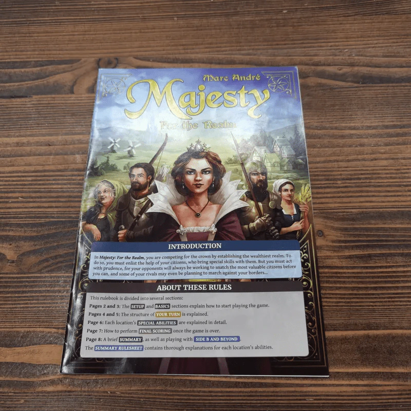 (Used บอร์ดเกมมือสอง) Majesty: For the Realm รูปที่ 8