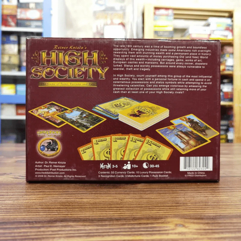 (Used บอร์ดเกมมือสอง) High Society รูปที่ 6