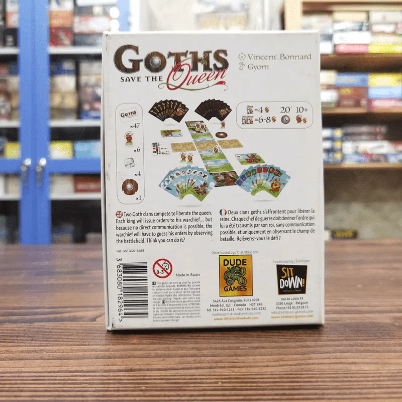 (Used บอร์ดเกมมือสอง) Goths Save The Queen รูปที่ 2