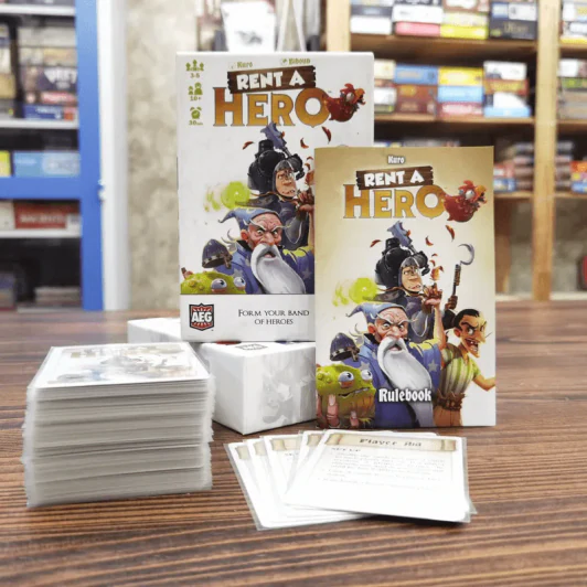 (Used บอร์ดเกมมือสอง) Rent a Hero รูปที่ 1