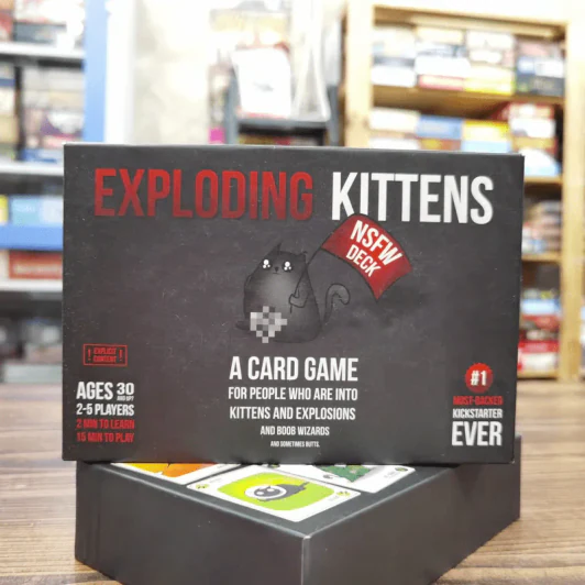 (Used บอร์ดเกมมือสอง) Exploding Kittens: Black รูปที่ 1