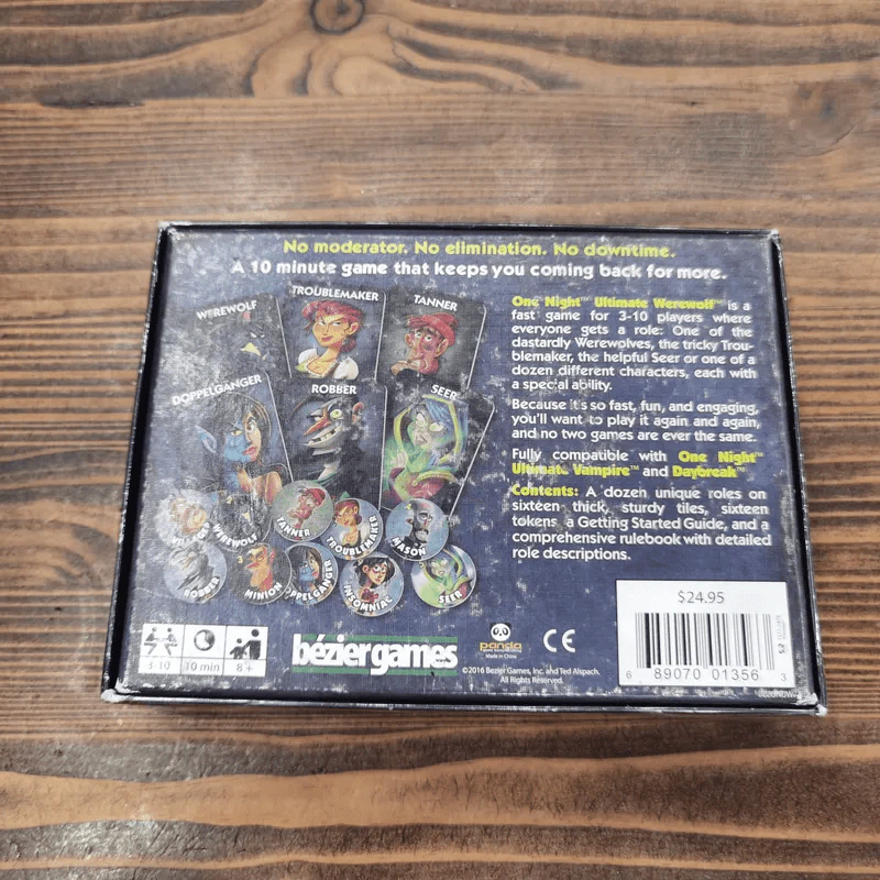 (Used บอร์ดเกมมือสอง) One Night Ultimate: Werewolf รูปที่ 3