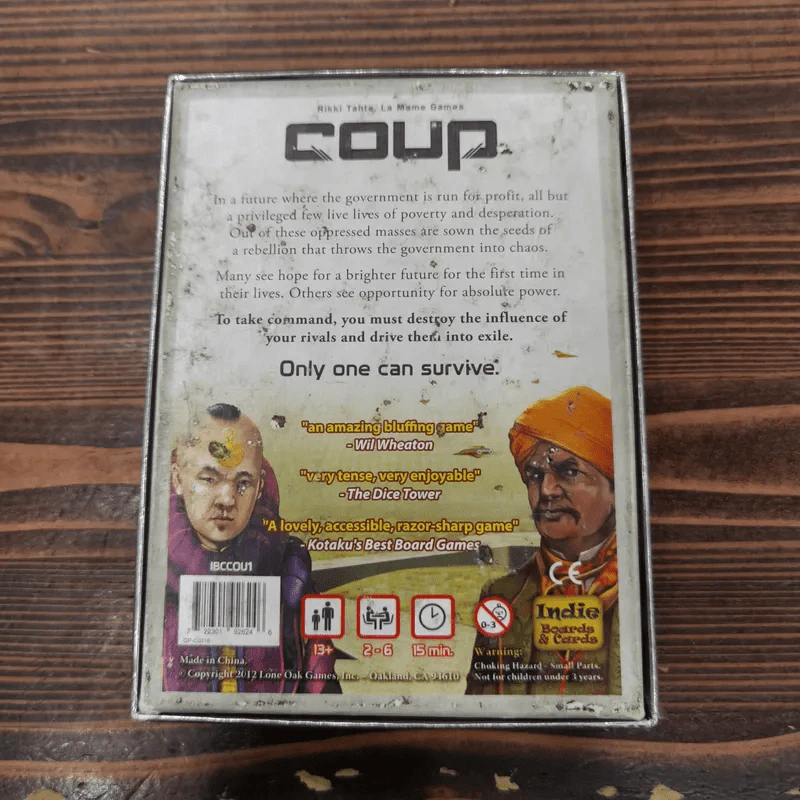 (Used บอร์ดเกมมือสอง) Coup รูปที่ 7