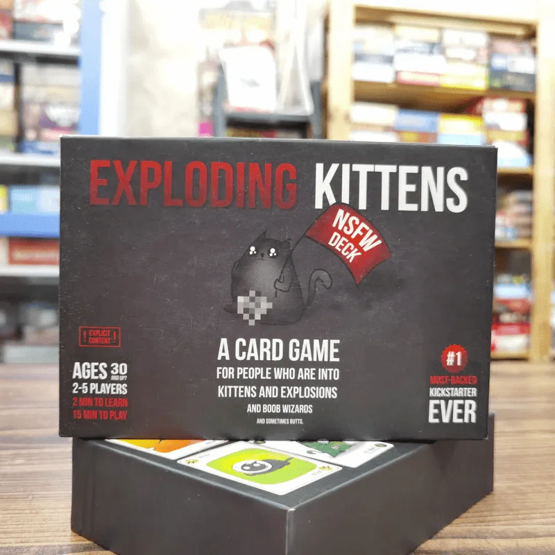 (Used บอร์ดเกมมือสอง) Exploding Kittens: Black รูปที่ 1