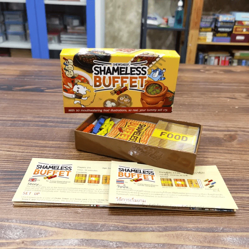 (Used บอร์ดเกมมือสอง) Shewsheep Shameless Buffet รูปที่ 1