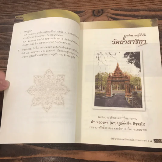 มาทำความรู้จักกับ วัดถ้ำสาริกากันเถอะ - ที่ระลึกในงานพระราชทานเพลิงศพเป็นกรณีพิเศษ พระครูปลัดเจือ กิจจธโร (เข็มทอง) รูปที่ 8