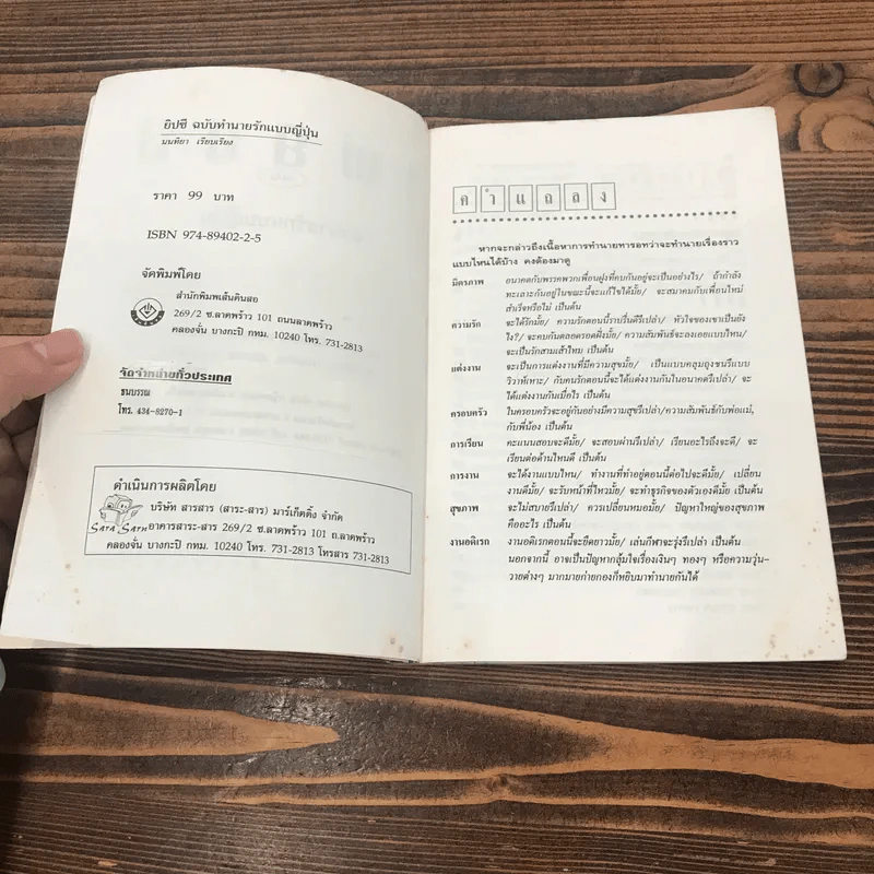 ไพ่ยิปซี ฉบับทำนายรักแบบญี่ปุ่น แถมไพ่ครบชุด รูปที่ 7