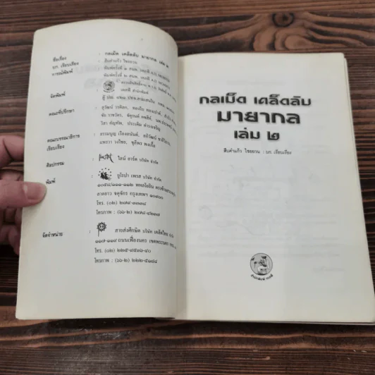 กลเม็ด เคล็ดลับ มายากล เล่ม 2 - สืบคำแก้ว ไชยยวน รูปที่ 7