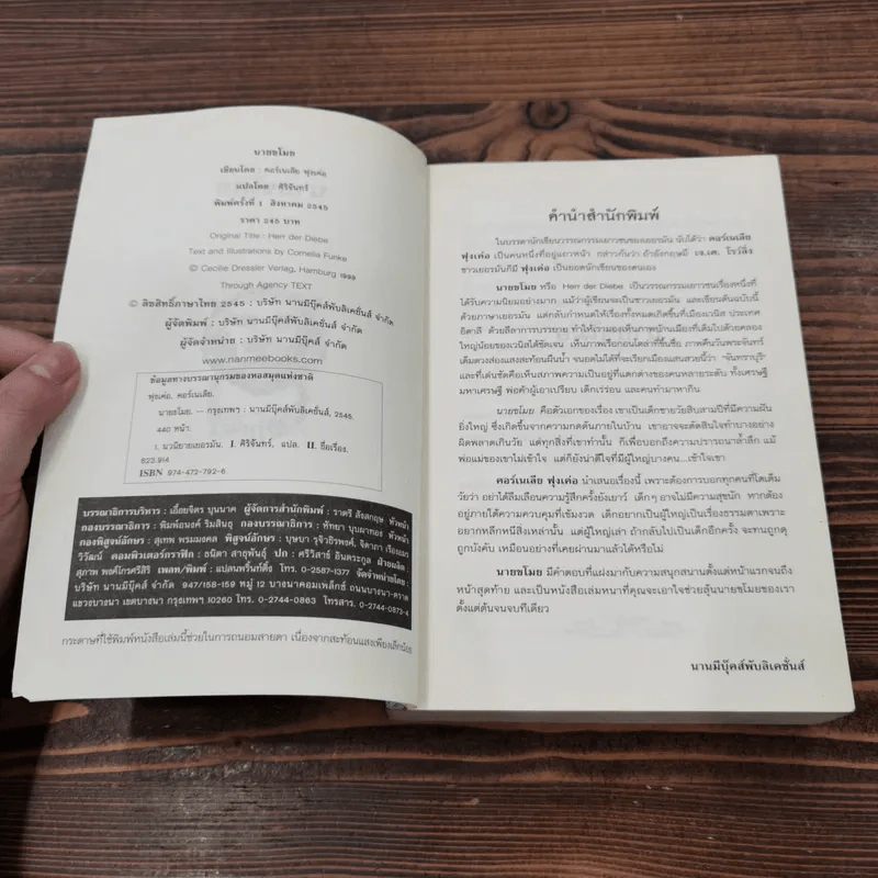 นายขโมย ความฝันอันยิ่งใหญ่ของเด็กชายที่กลายเป็นจริง - Cornelia Funke รูปที่ 7