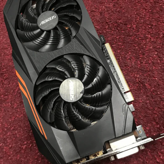 การ์ดจอมือสอง Gigabyte AORUS Radeon™ RX570 4G ไม่มีกล่อง ไม่มีประกัน ใช้งานได้ปกติ รูปที่ 2
