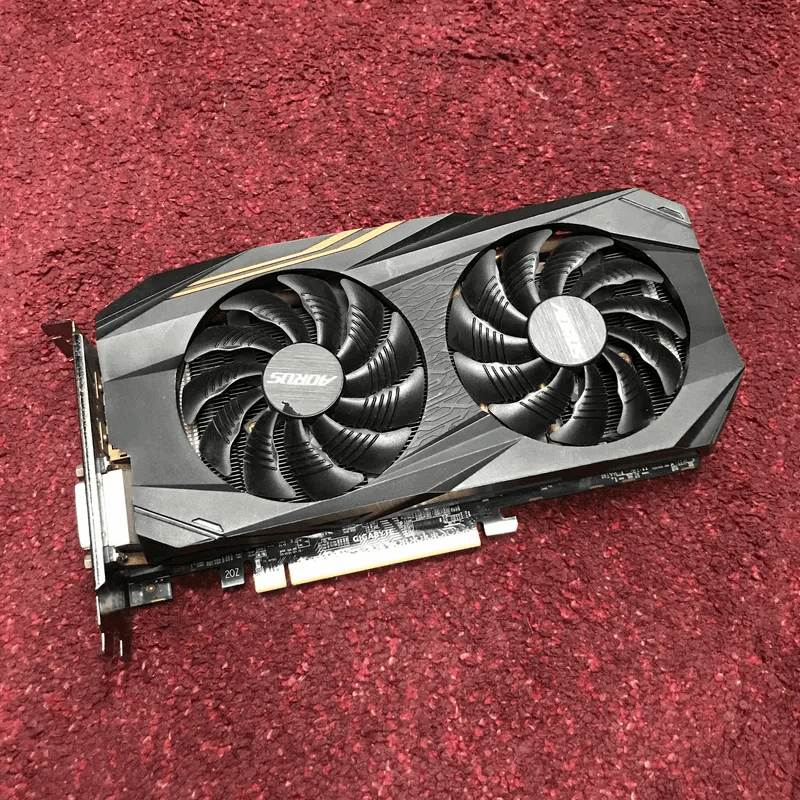 การ์ดจอมือสอง Gigabyte AORUS Radeon™ RX570 4G ไม่มีกล่อง ไม่มีประกัน ใช้งานได้ปกติ รูปที่ 1