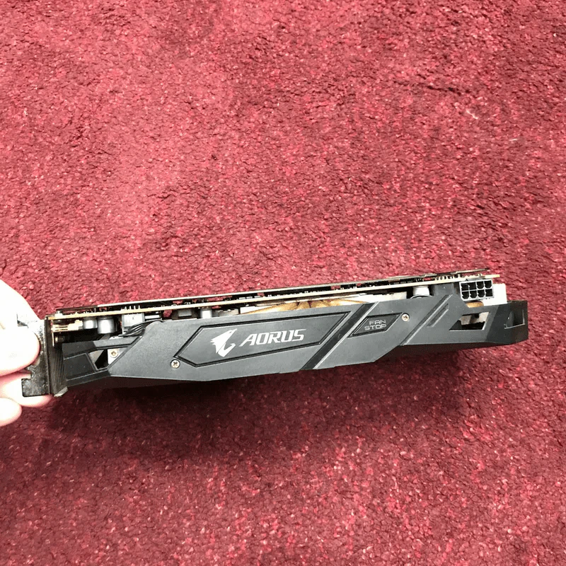 การ์ดจอมือสอง Gigabyte AORUS Radeon™ RX570 4G ไม่มีกล่อง ไม่มีประกัน ใช้งานได้ปกติ รูปที่ 4