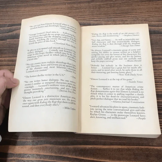 Riding the Rap - Elmore Leonard รูปที่ 7
