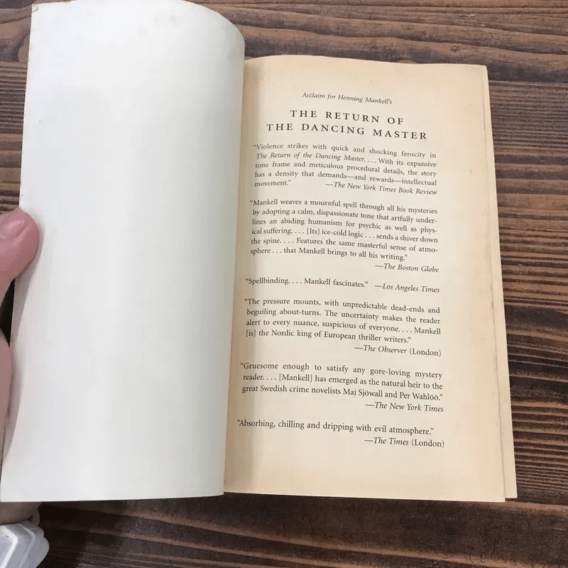 The Return of the Dancing Master  - Henning Mankell รูปที่ 6