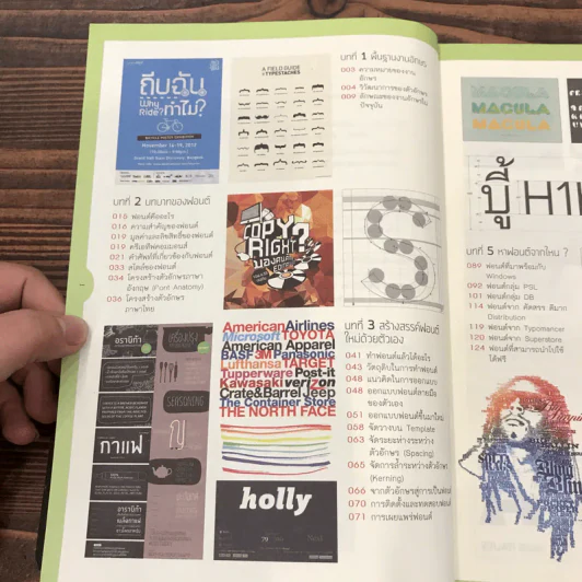 The Principles of Typography พื้นฐานการใช้งานตัวอักษร รูปที่ 10