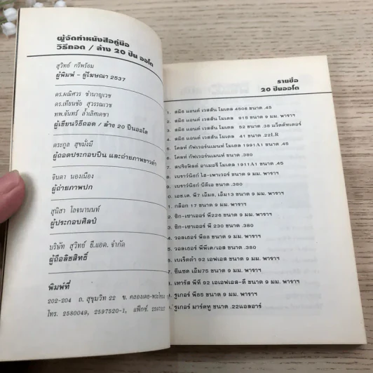 หนังสือคู่มือ วิธีถอด/ล้าง 20 ปืนออโต รูปที่ 9