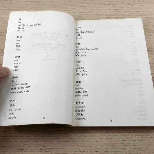 คู่มือหัดพูดภาษากวางตุ้ง จีนกลาง รูปที่ 11