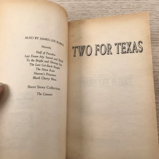 Two For Texas - James Lee Burke รูปที่ 6