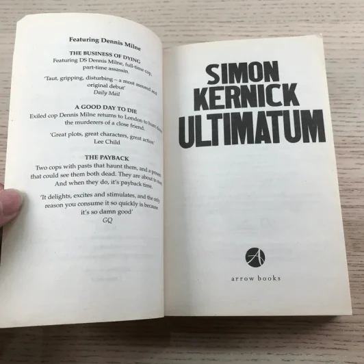 Ultimatum - Simon Kernick รูปที่ 8
