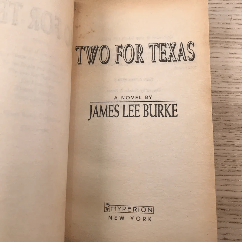 Two For Texas - James Lee Burke รูปที่ 7