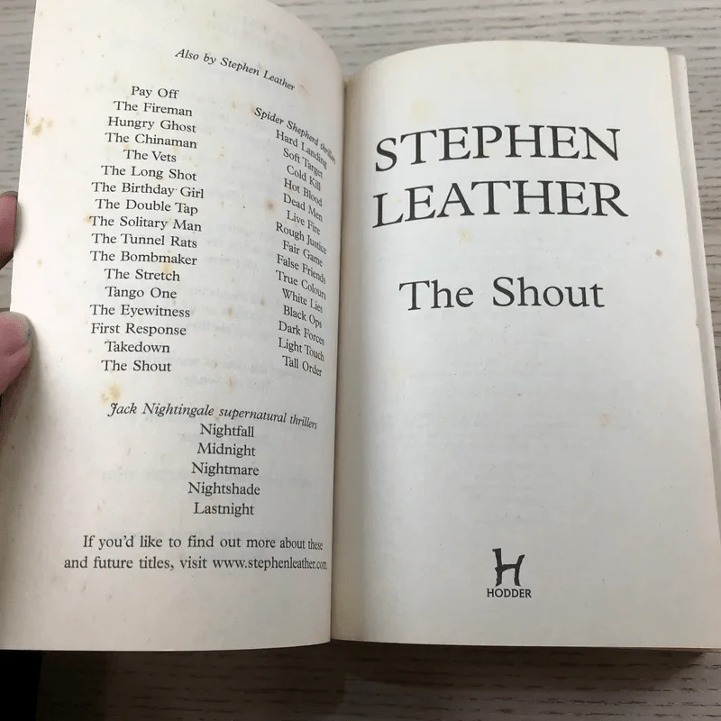 The Shout - Stephen Leather รูปที่ 7