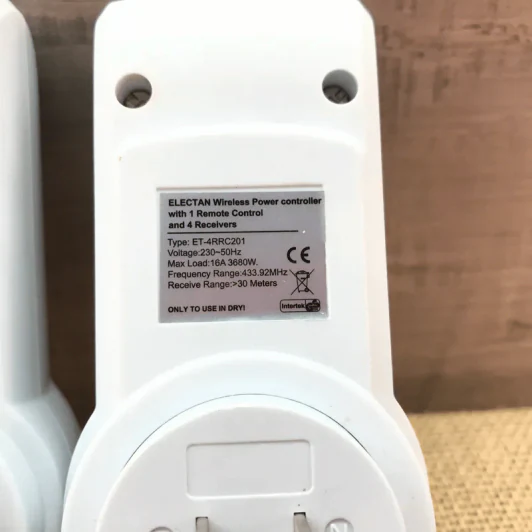 Electan Wireless Power Controller with 1 Remote Control and 4 Receivers 3 ชิ้น รูปที่ 3