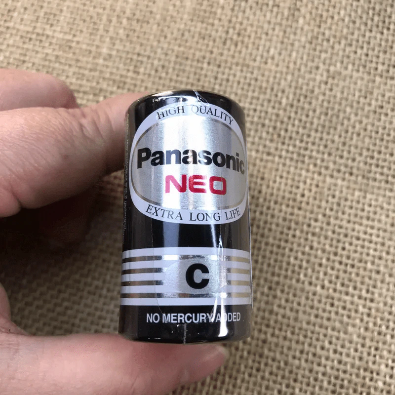 ถ่านแมงกานีส Panasonic ขนาด 1.5V C 2 ก้อน รูปที่ 3